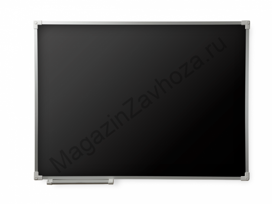 Одноэлементная магнитная полимерная школьная доска 2500x1000 чёрная
