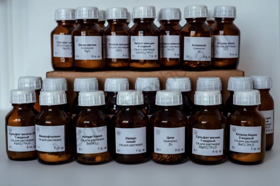 Набор химических реактивов для ОГЭ по химии 2025