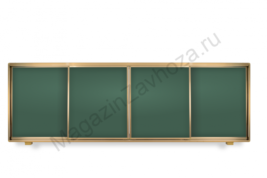 Раздвижная рельсовая система досок BS - 22 (меловая 4000*1300 (Ниша 1920*1190*170 мм)