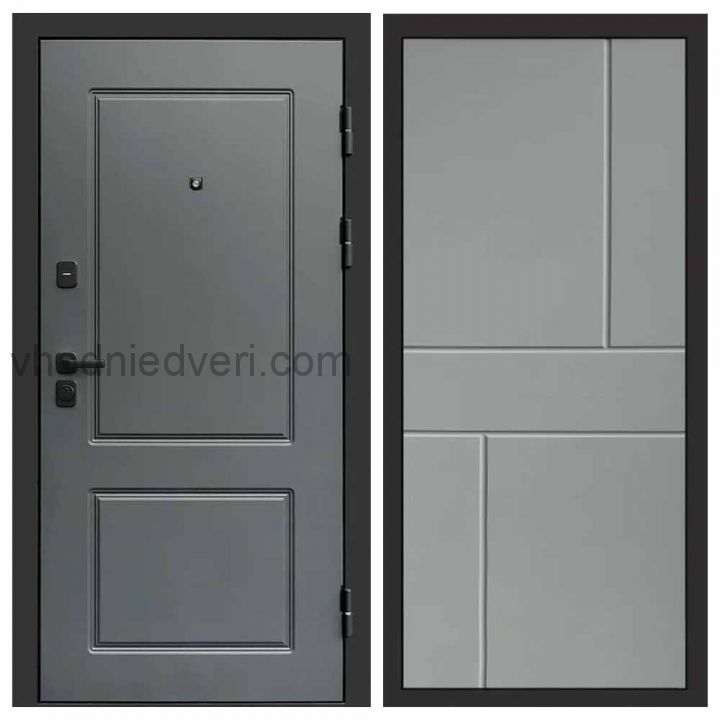 Входная дверь Termo-door Верона Грей - Горизонт Грей софт