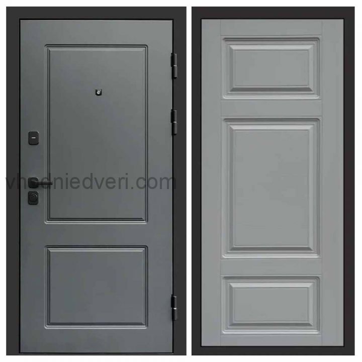 Входная дверь Termo-door Верона Грей - Лион Грей софт