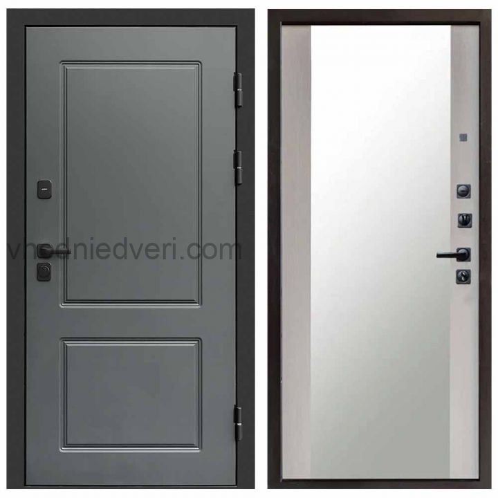 Входная дверь Termo-door Верона Грей - Зеркало Лиственница