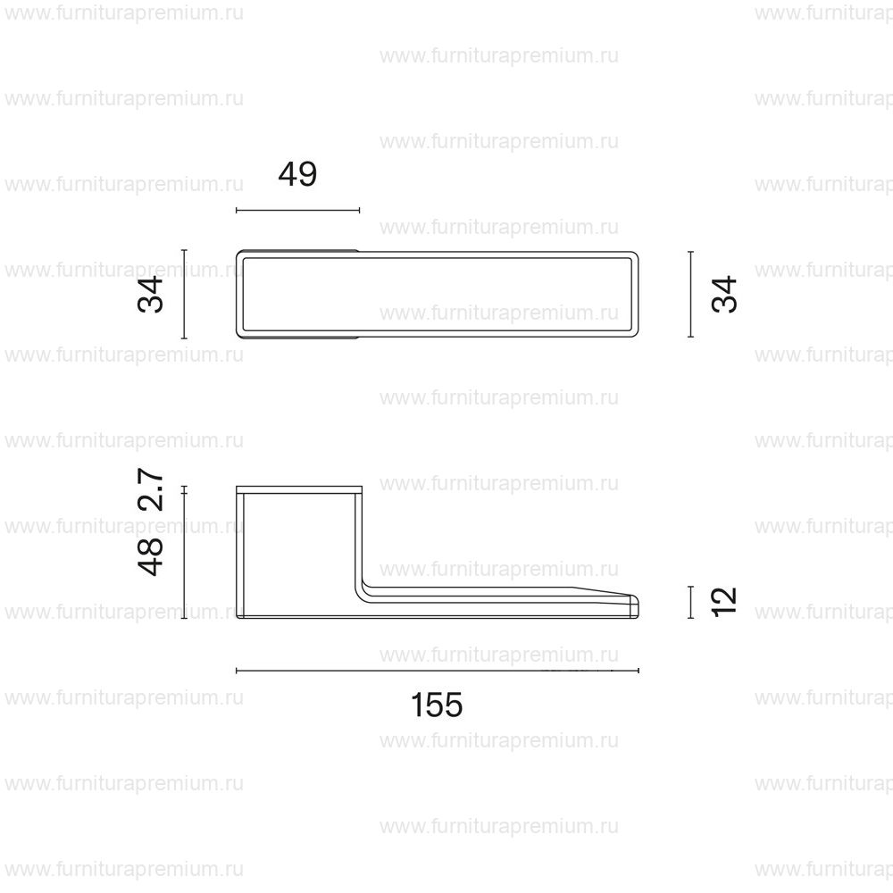 Ручка Aprile Hedera RTH L