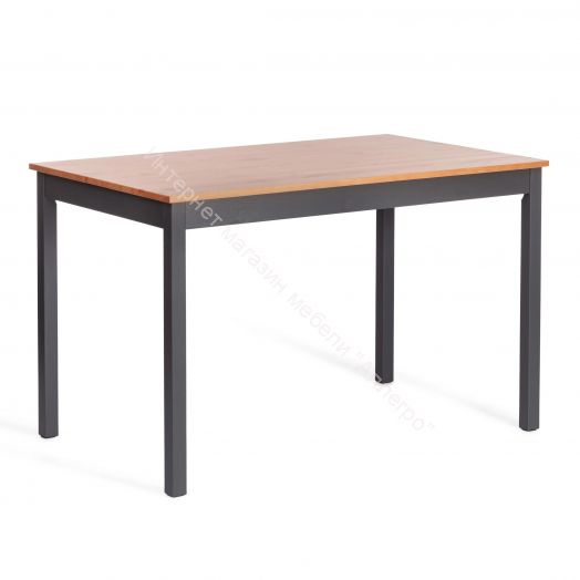 Обеденный комплект Соната (стол + 4 стула) / Sonata dining set, массив сосны, антик/графит