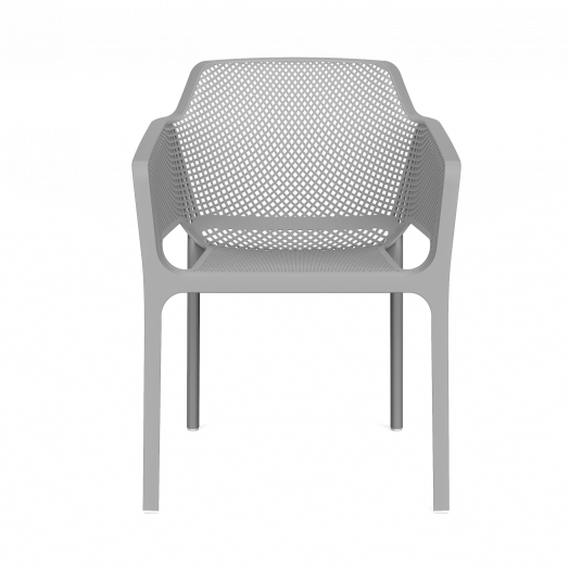 Стул пластиковый, штабелируемый EVER  (серый)