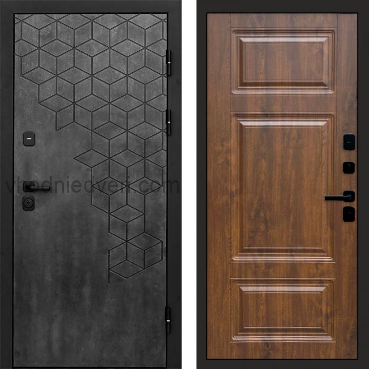Входная дверь Termo-door Спейс Бетон патина - Лион Дуб