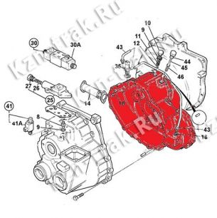 Корпус передний [459/30382] на JCB 3CX, 3CX Super, 4CX 