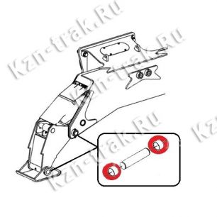 Втулка в опору [332/K0461], предназначенная для JCB JS160W 