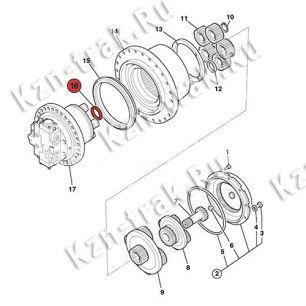 Центрирующее кольцо [20/951601] для JCB JS240 