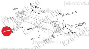 Уплотнение на палец в оголовок стрелы [813/00426A] для погрузчика JCB 535-95 