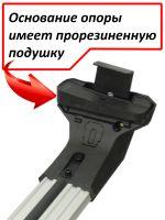 Багажник на крышу Changan Lamore (седан, 2023-...), Lux City (без выступов), с замком, серебристые крыловидные дуги