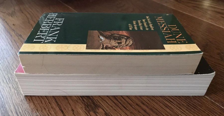 Vintage DUNE lot of 2, Ace Paperback, Frank Herbert DUNE MESSIAH ~ Epic Fantasy