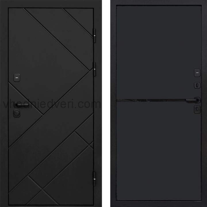 Входная дверь Termo-door Стоун Black - Нео Black