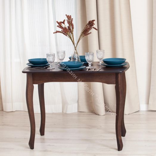 Стол CATERINA PROVENCE бук, мдф, 100+30x70x75 см, Cappuchino