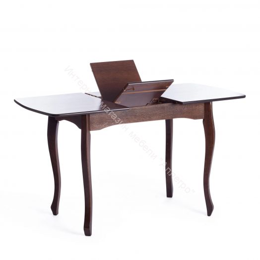 Стол CATERINA PROVENCE бук, мдф, 100+30x70x75 см, Cappuchino