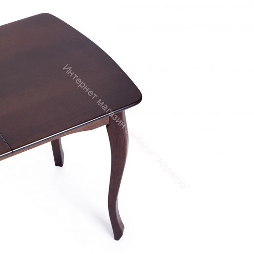 Стол CATERINA PROVENCE бук, мдф, 100+30x70x75 см, Cappuchino