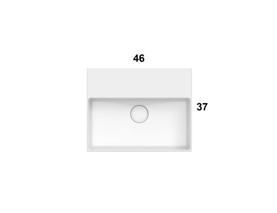 Раковина Globo T-Edge IN047 46 х 37 ФОТО