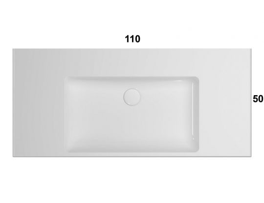 Раковина Globo I Classici SCQ111 110x50 схема 3