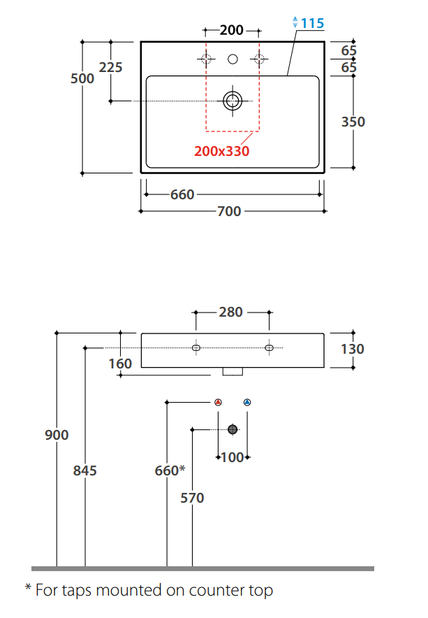 Раковина Globo I Classici SCQ70 70x50 ФОТО