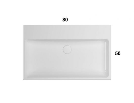 Раковина Globo I Classici SCQ82 80x50 схема 3 Раковина Globo I Classici SCQ82 80x50 схема 3