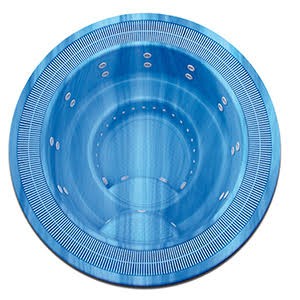 СПА бассейн с переливом Aquavia Bali d300 см 300х300 ФОТО