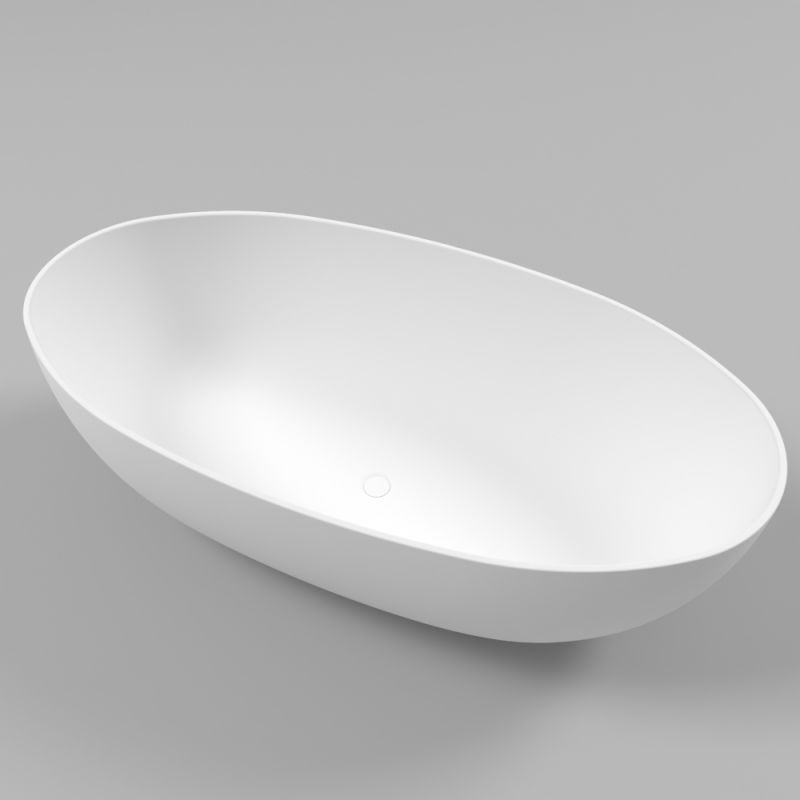 Ванна WHITECROSS Diamond 170x87 белый матовый, искусственный камень 0201.170087.200