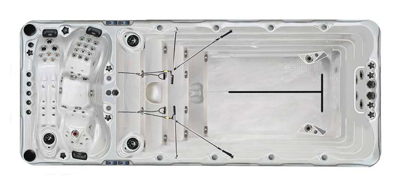 Плавательный спа бассейн passion spas sport spirit