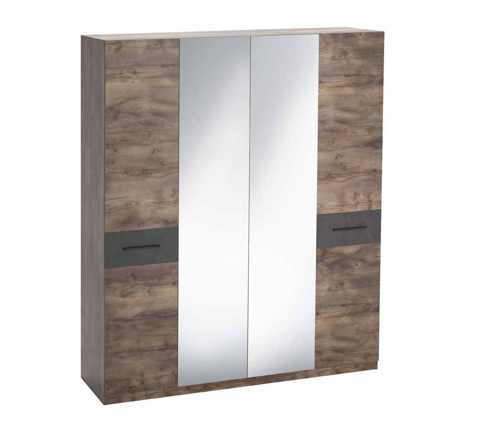 Шкаф четырехдверный "Глазго" спальня