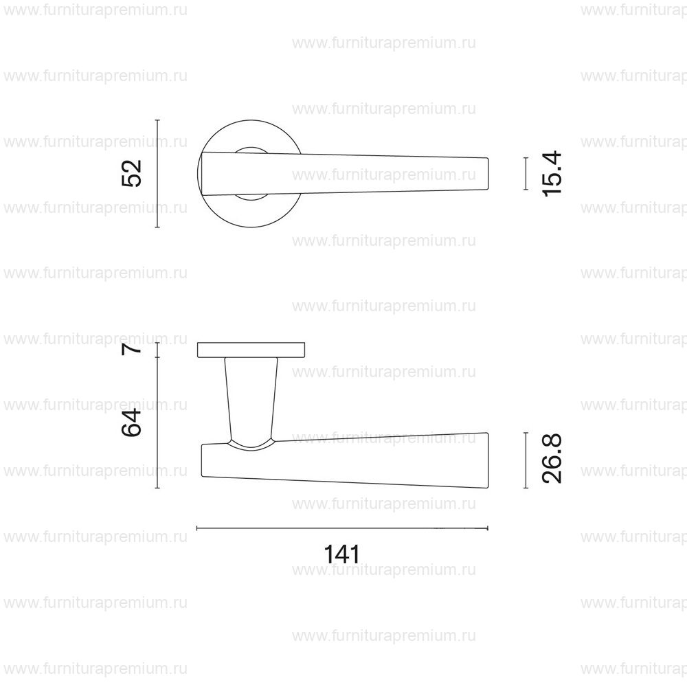 Ручка Aprile Euphorbia R 7S