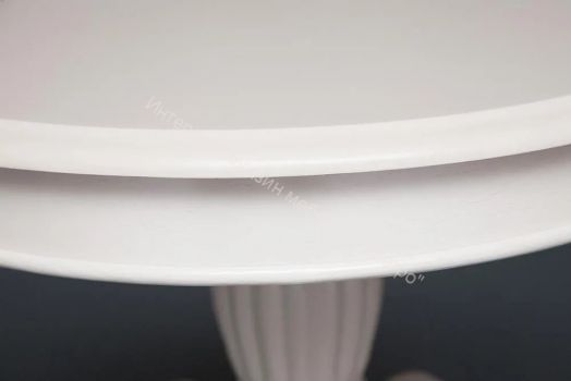 Стол MEEN ( MO-ET ) дерево гевея/мдф, 59х59х55см, ivory white (слоновая кость 2-5)