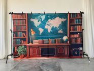 Фотофон из неопрена "School wall №18"