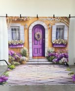 Фотофон из неопрена "Flowers №29 floor"