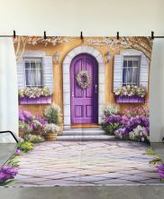 Фотофон из неопрена "Flowers №29 floor"