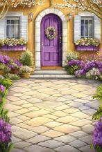 Фон стена "Flowers №29 floor"