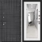 Входная дверь Бункер BN 09 - Зеркало 18 
Белое дерево