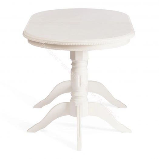 Стол COPPOLA бук, мдф, 140+40x80x77см, Ivory white