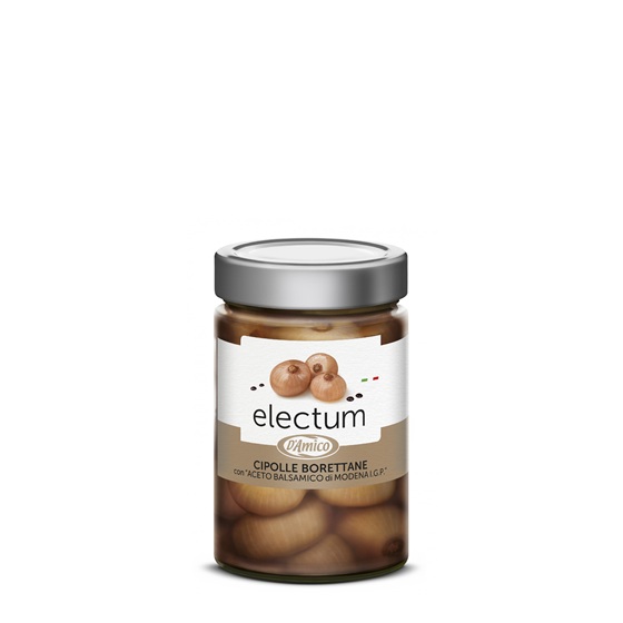 Лук Бореттане в бальзамическом уксусе 310 г, Cipolle Borettane con  Aceto balsamico di Modena I.G.P D'Amico 310 gr