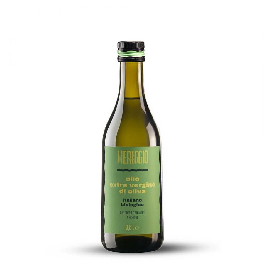 Масло оливковое экстра верджине БИО 500 мл, Olio EVO organic, Meriggio, 500 ml