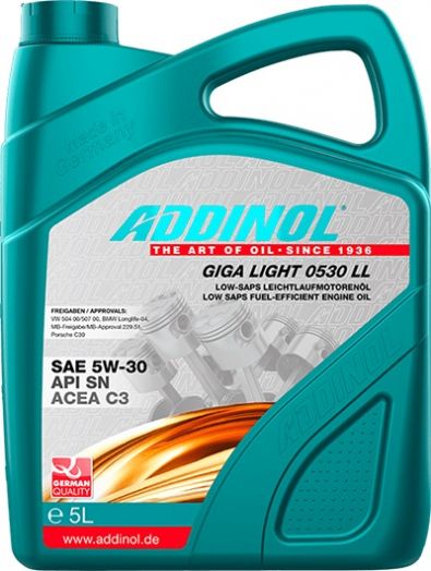 Addinol Giga Light MV 0530 LL 5W-30, 5л