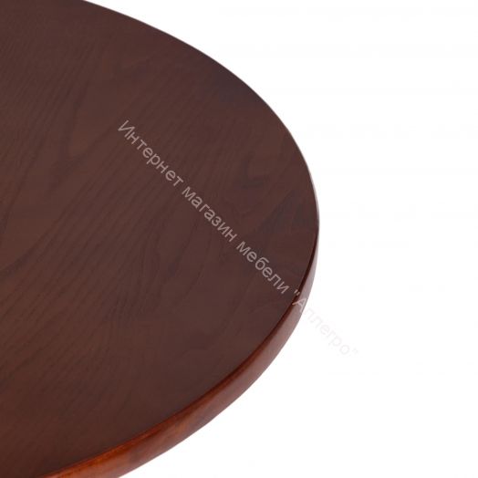 Стол THONET (mod.T9152) дерево вяз, 80х75 см, Темный Орех (№5)