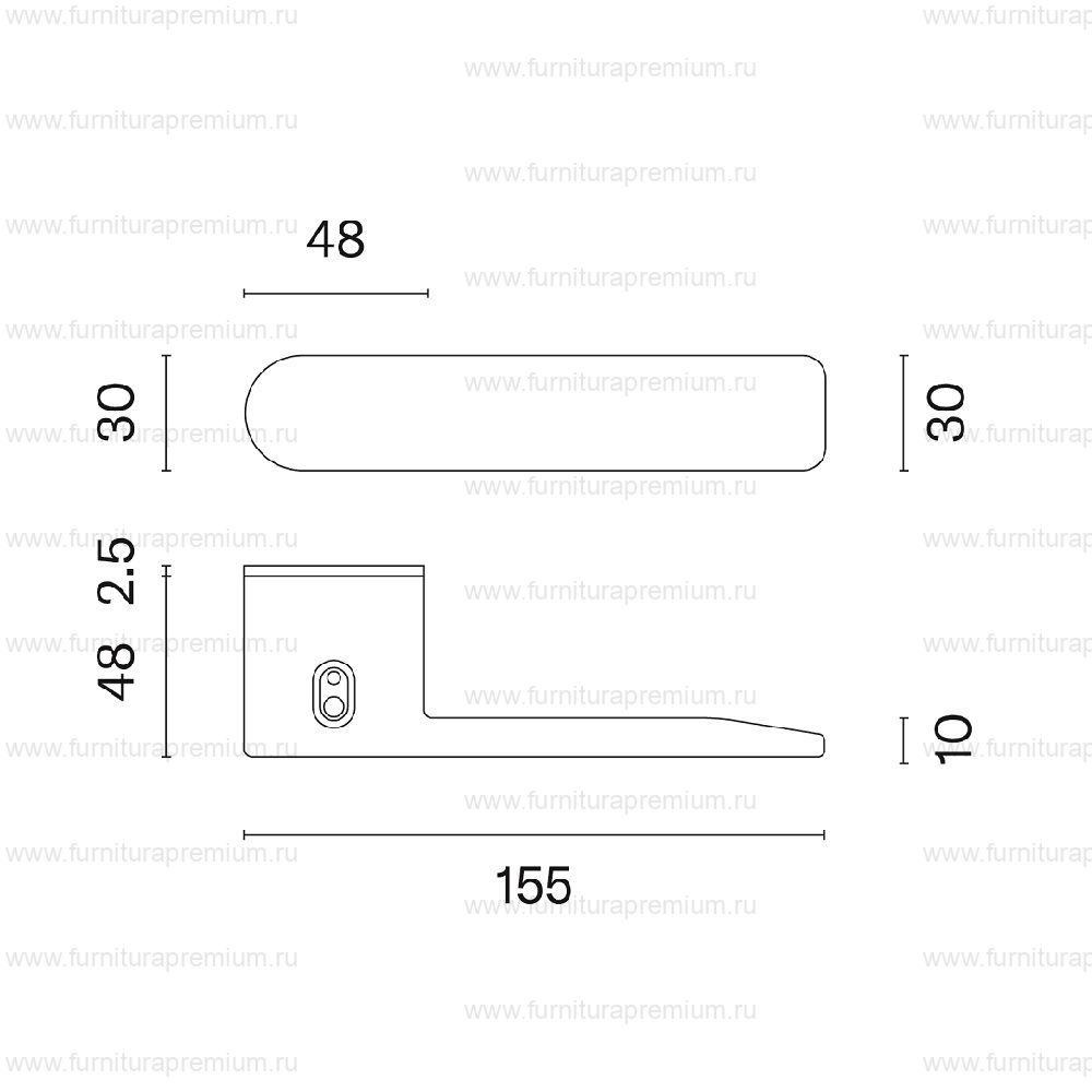 Ручка Aprile Sorella RTH L WC