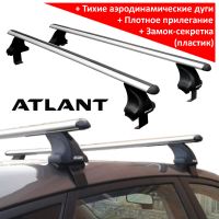 Багажник на крышу Hyundai Tucson TL 2015-2021, Атлант, аэродинамические дуги