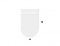 Напольный унитаз Globo Forty3 FO004 57x36 см схема 3