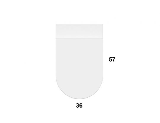 Напольный унитаз Globo Forty3 FO004 57x36 см схема 3