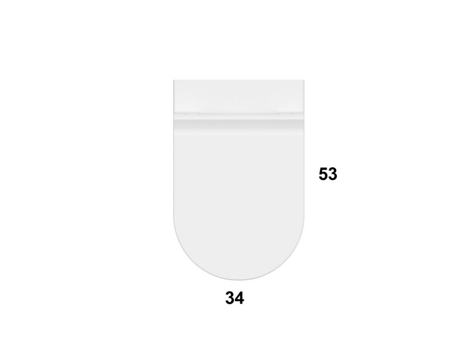 Подвесной безободковый унитаз Globo Mode MES02 53x34 см ФОТО