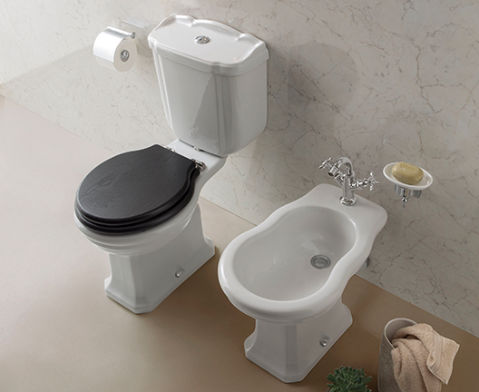 Напольный  унитаз Globo Paestum PA003 67x38 см схема 3