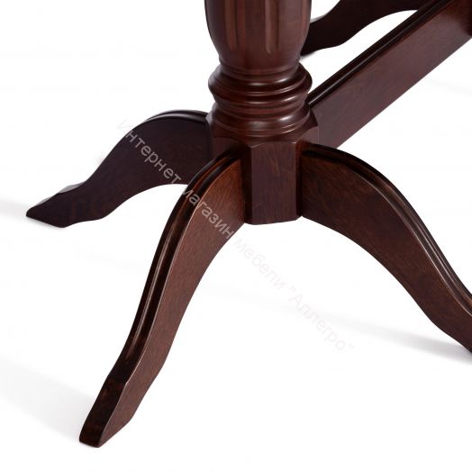 Стол COPPOLA бук, мдф, 140+40x80x77см, Tobacco, узор прямой