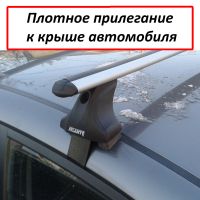 Багажник на крышy Toyota Prius, Атлант, аэродинамические дуги, опора E
