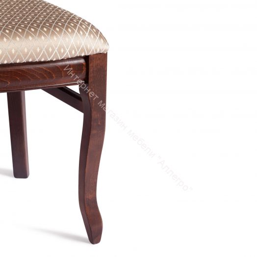 Стул VERSAL мягкое сидение бук, 51х48х106 см, Tobacco, жаккард коричневый