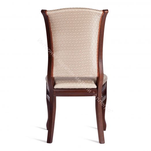 Стул VERSAL мягкое сидение бук, 51х48х106 см, Tobacco, жаккард коричневый
